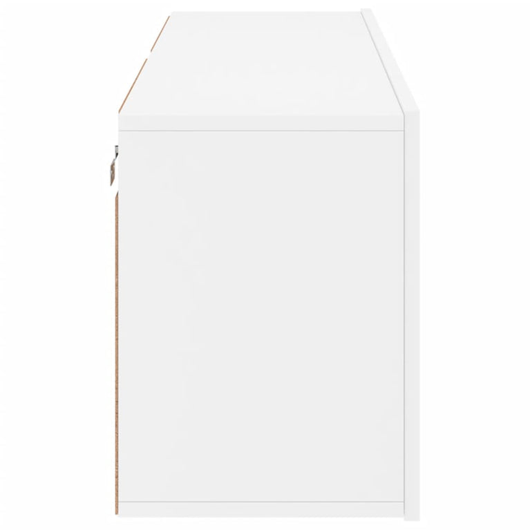 Tv-meubels 2 st wandgemonteerd 60x30x41 cm wit