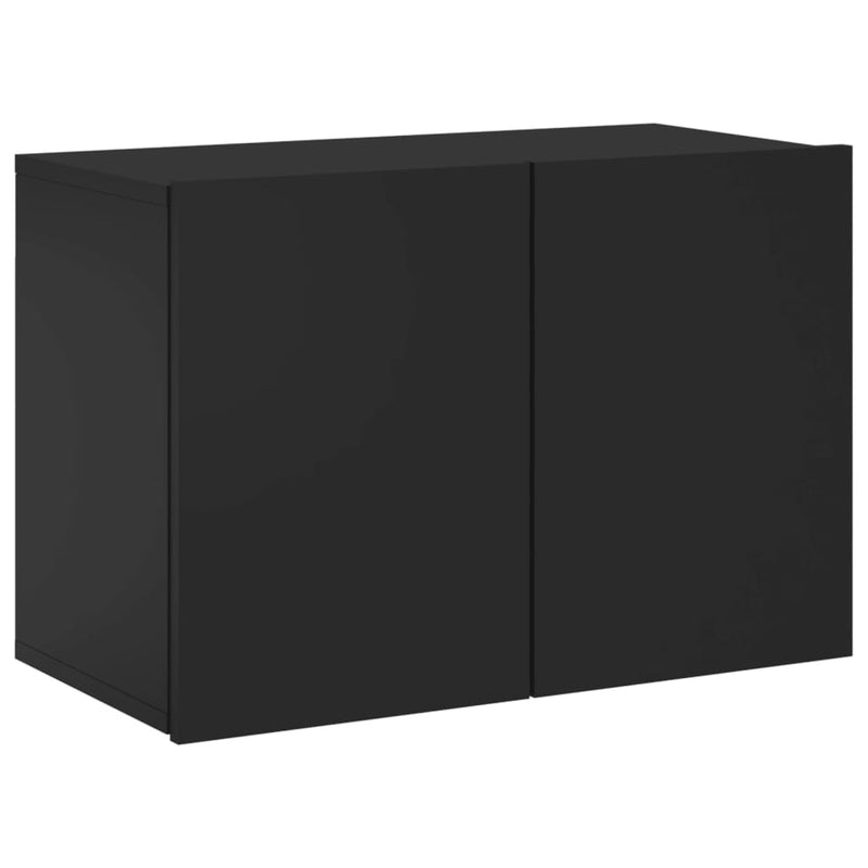 Tv-meubel wandgemonteerd 60x30x41 cm zwart