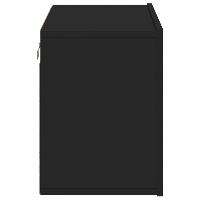 Tv-meubel wandgemonteerd 60x30x41 cm zwart