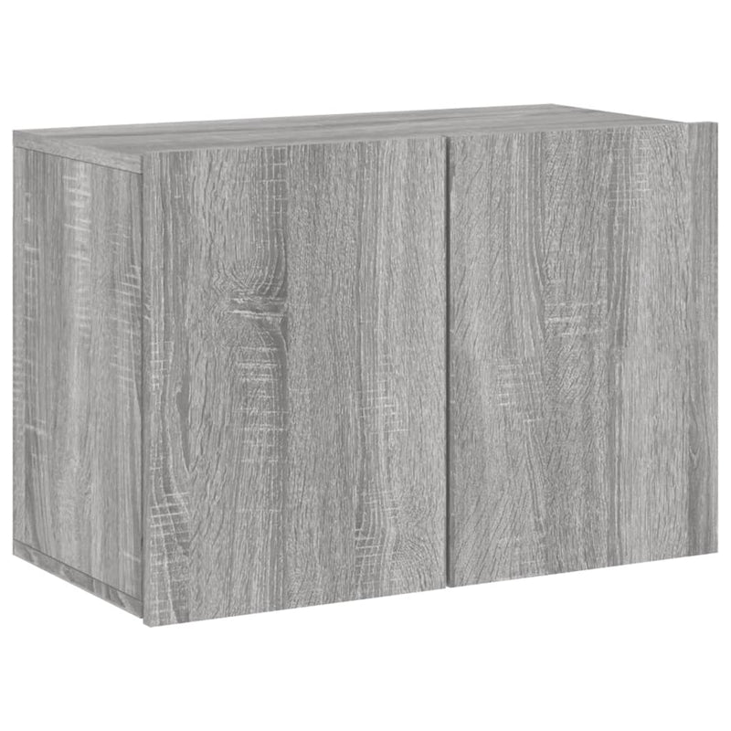 Tv-meubel wandgemonteerd 60x30x41 cm grijs sonoma eikenkleurig