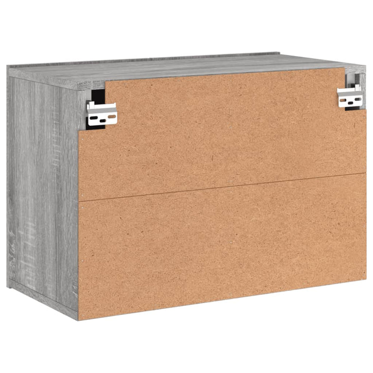 Tv-meubel wandgemonteerd 60x30x41 cm grijs sonoma eikenkleurig
