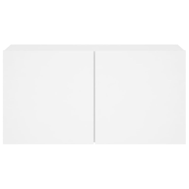 Tv-meubel wandgemonteerd 80x30x41 cm wit
