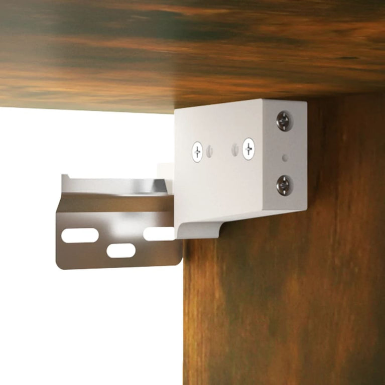 Tv-meubel wandgemonteerd 80x30x41 cm gerookt eikenkleurig
