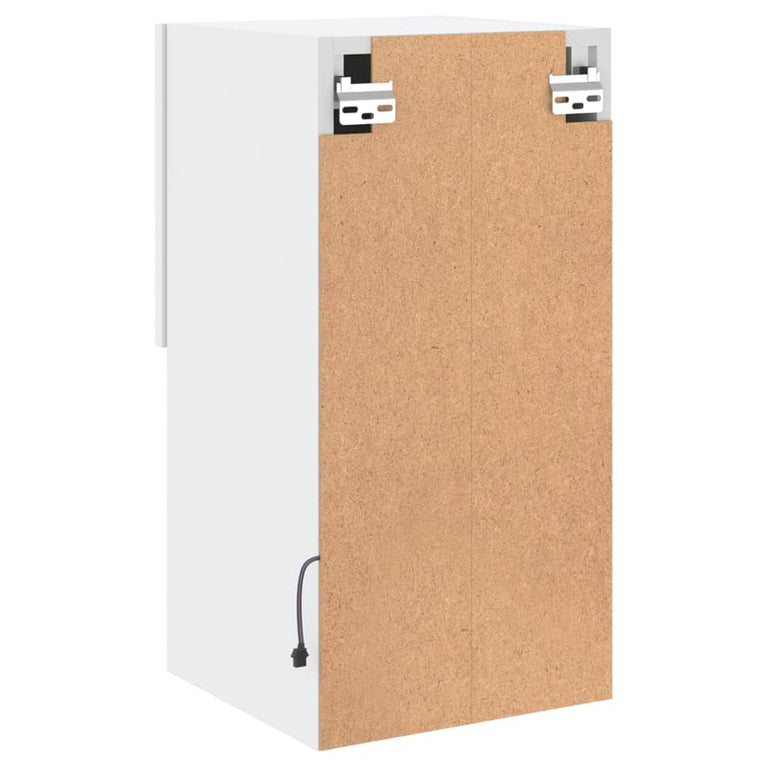 Tv-meubelen 2 st met LED-verlichting 30,5x30x60 cm wit