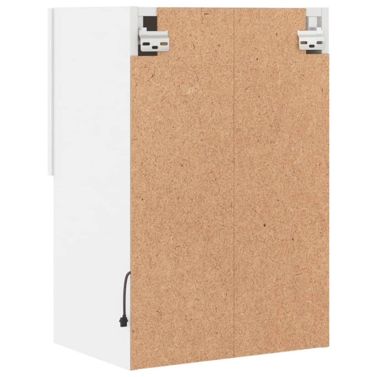 Tv-meubel met LED-verlichting 40,5x30x60 cm wit