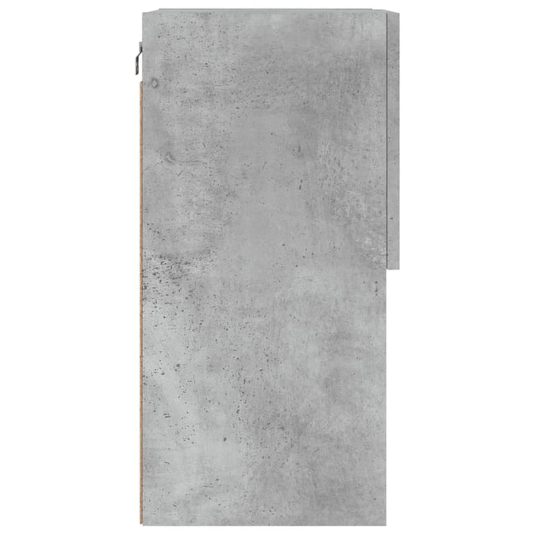 Tv-meubel met LED-verlichting 40,5x30x60 cm betongrijs