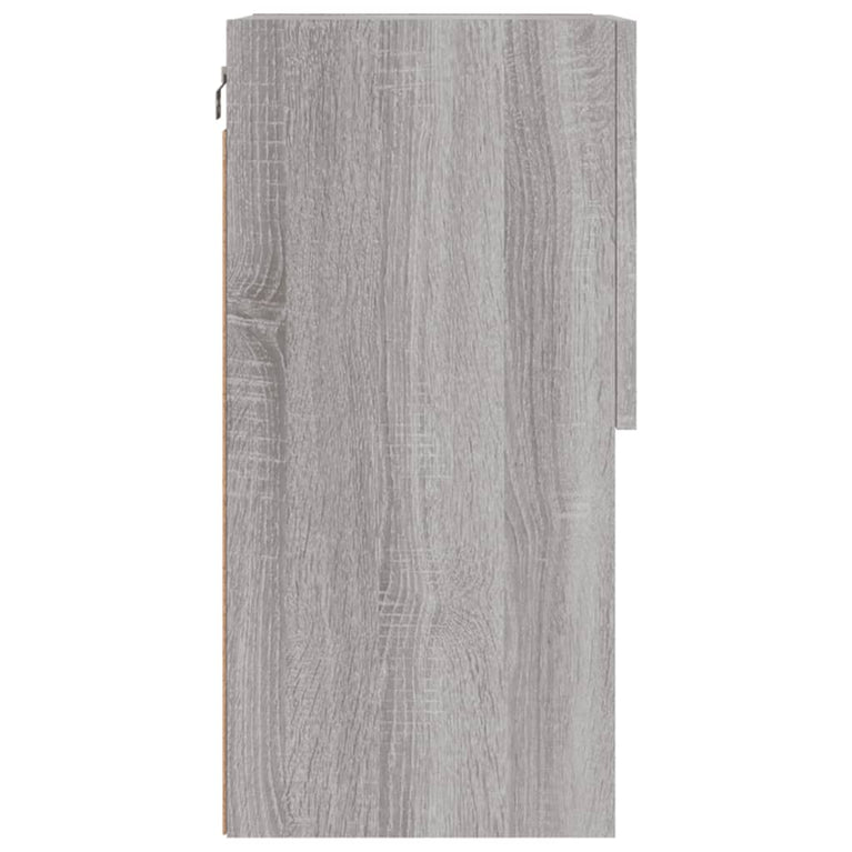 Tv-meubel met LED-verlichting 40,5x30x60 cm grijs sonoma eiken