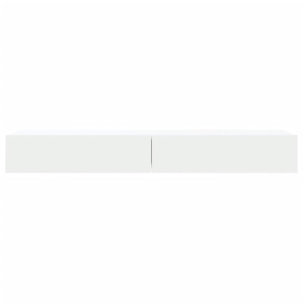 Tv-meubelen 2 st met LED-verlichting 60x35x15,5 cm wit MeubelReus