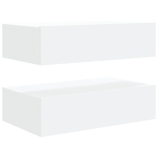 Tv-meubelen 2 st met LED-verlichting 60x35x15,5 cm wit MeubelReus