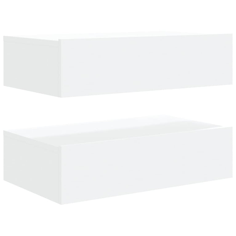 Tv-meubelen 2 st met LED-verlichting 60x35x15,5 cm wit MeubelReus