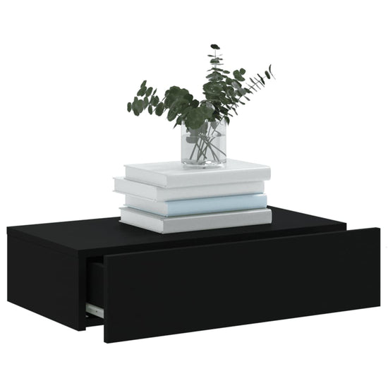 Tv-meubel met LED-verlichting 60x35x15,5 cm zwart MeubelReus