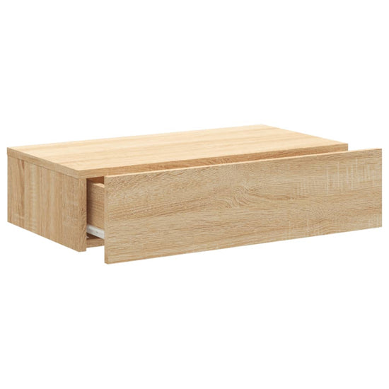 Tv-meubel met LED-verlichting 60x35x15,5 cm sonoma eikenkleurig MeubelReus