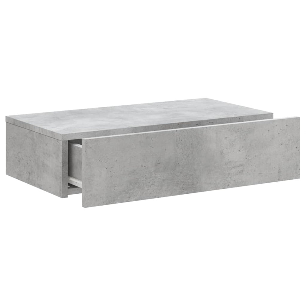 Tv-meubel met LED-verlichting 60x35x15,5 cm betongrijs MeubelReus