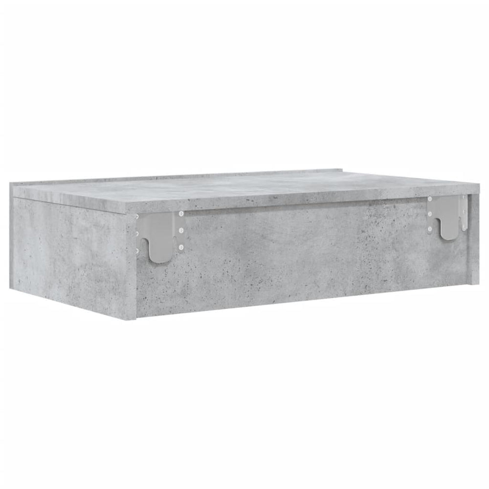 Tv-meubel met LED-verlichting 60x35x15,5 cm betongrijs MeubelReus