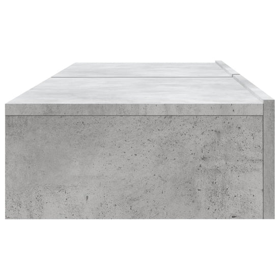 Tv-meubels met LED-verlichting 2 st 60x35x15,5 cm betongrijs MeubelReus