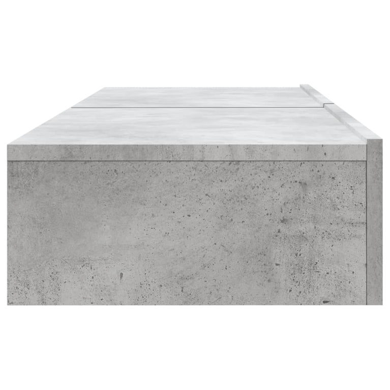 Tv-meubels met LED-verlichting 2 st 60x35x15,5 cm betongrijs MeubelReus