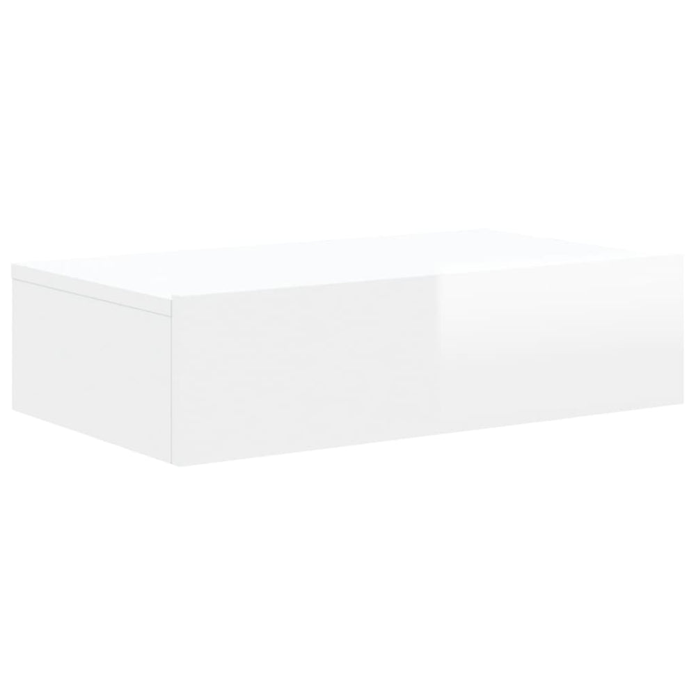 Tv-meubel met LED-verlichting 60x35x15,5 cm hoogglans wit MeubelReus