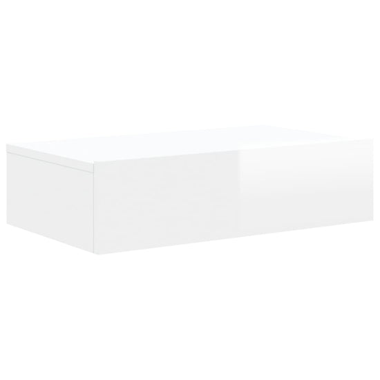 Tv-meubel met LED-verlichting 60x35x15,5 cm hoogglans wit MeubelReus