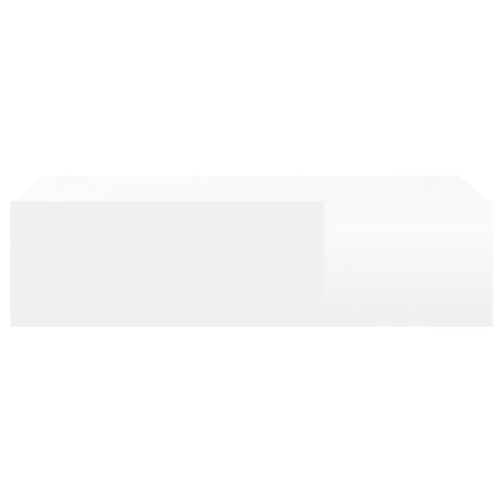 Tv-meubel met LED-verlichting 60x35x15,5 cm hoogglans wit MeubelReus