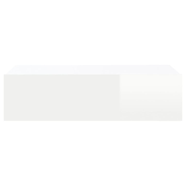 Tv-meubel met LED-verlichting 60x35x15,5 cm hoogglans wit MeubelReus