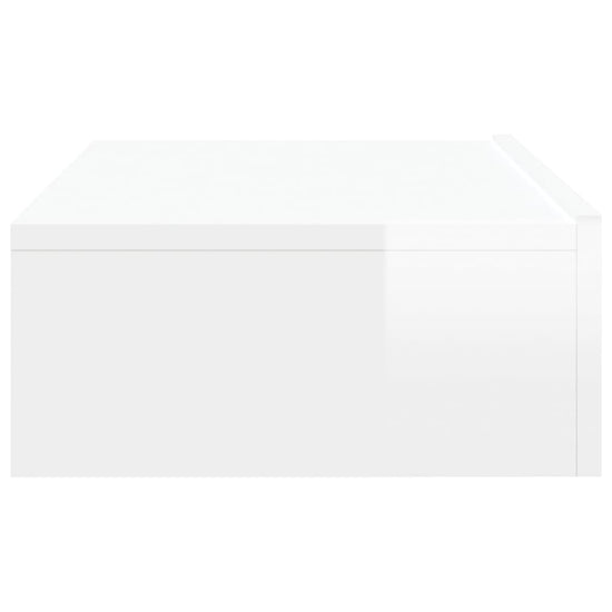 Tv-meubel met LED-verlichting 60x35x15,5 cm hoogglans wit MeubelReus