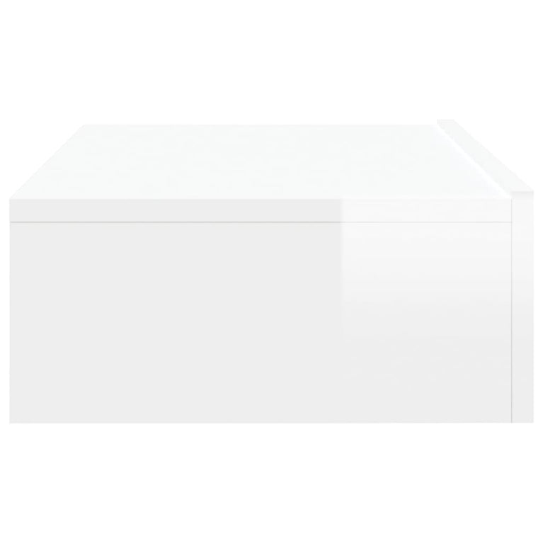 Tv-meubel met LED-verlichting 60x35x15,5 cm hoogglans wit MeubelReus