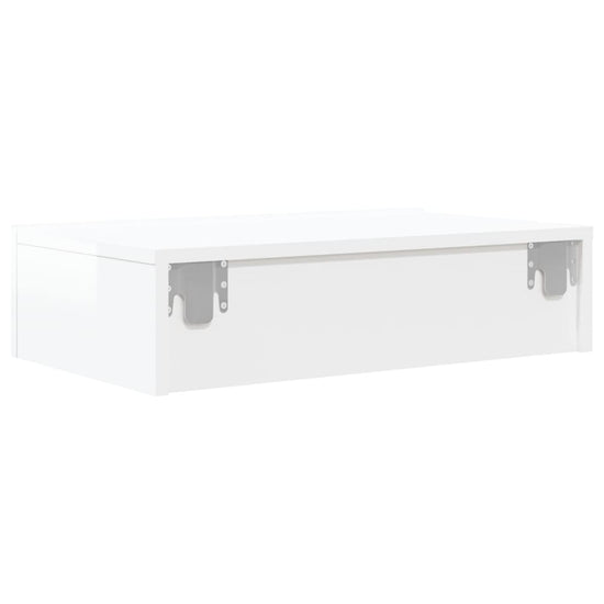 Tv-meubel met LED-verlichting 60x35x15,5 cm hoogglans wit MeubelReus