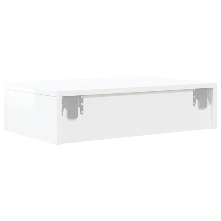 Tv-meubel met LED-verlichting 60x35x15,5 cm hoogglans wit MeubelReus