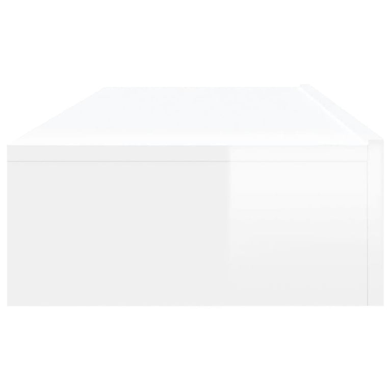 Tv-meubelen 2 st met LED 60x35x15,5 cm hoogglans wit MeubelReus