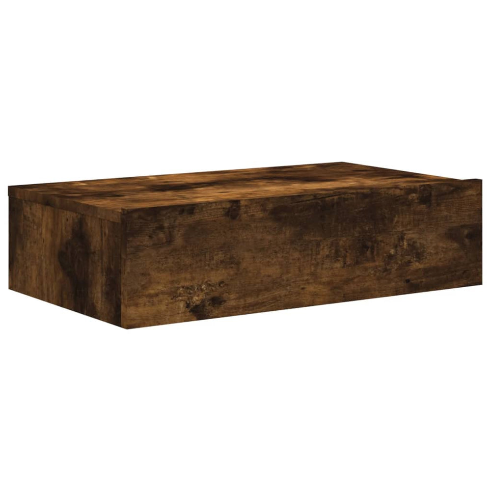 Tv-meubel met LED-verlichting 60x35x15,5 cm gerookt eikenkleur MeubelReus