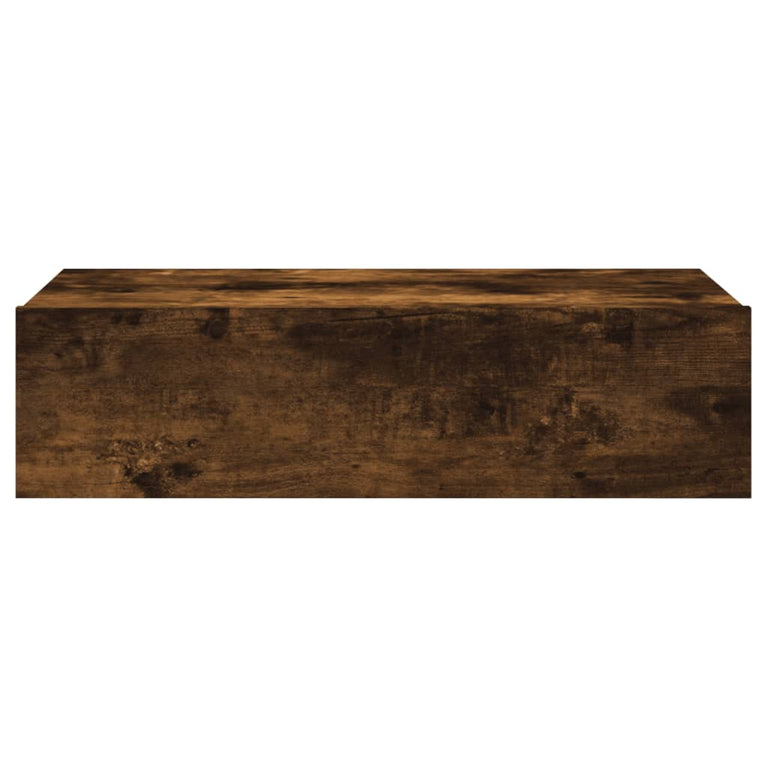 Tv-meubel met LED-verlichting 60x35x15,5 cm gerookt eikenkleur MeubelReus
