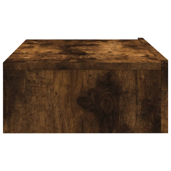 Tv-meubel met LED-verlichting 60x35x15,5 cm gerookt eikenkleur MeubelReus