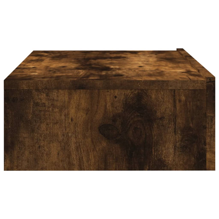 Tv-meubel met LED-verlichting 60x35x15,5 cm gerookt eikenkleur MeubelReus