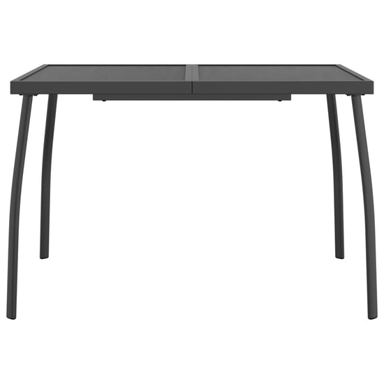 7-delige Tuinset metaalgaas antracietkleurig MeubelReus