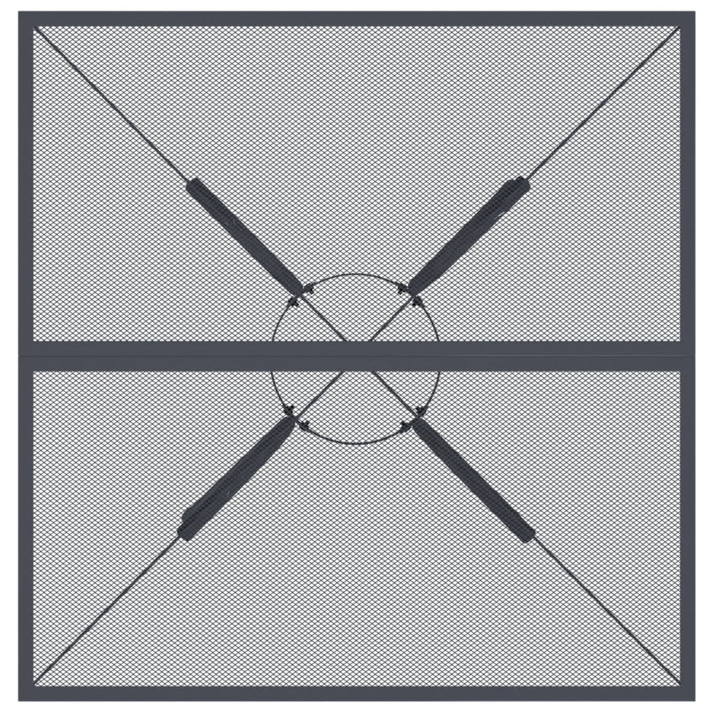 5-delige Tuinset metaalgaas antracietkleurig MeubelReus