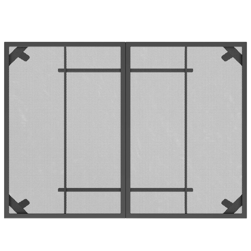 7-delige Tuinset metaalgaas antracietkleurig MeubelReus