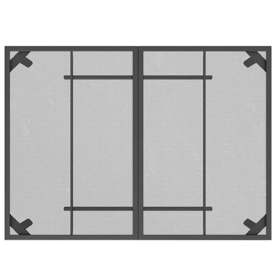 7-delige Tuinset metaalgaas antracietkleurig MeubelReus