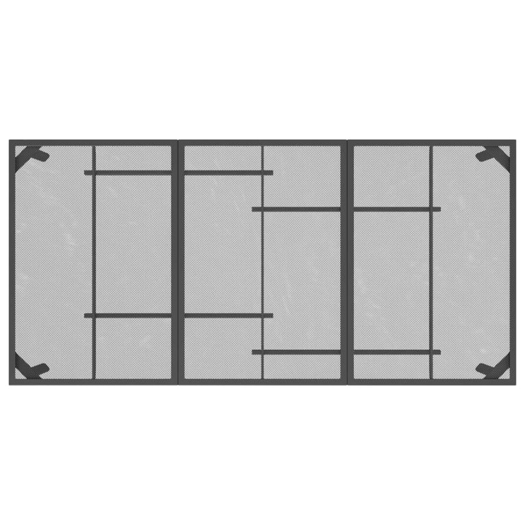 7-delige Tuinset metaalgaas antracietkleurig MeubelReus