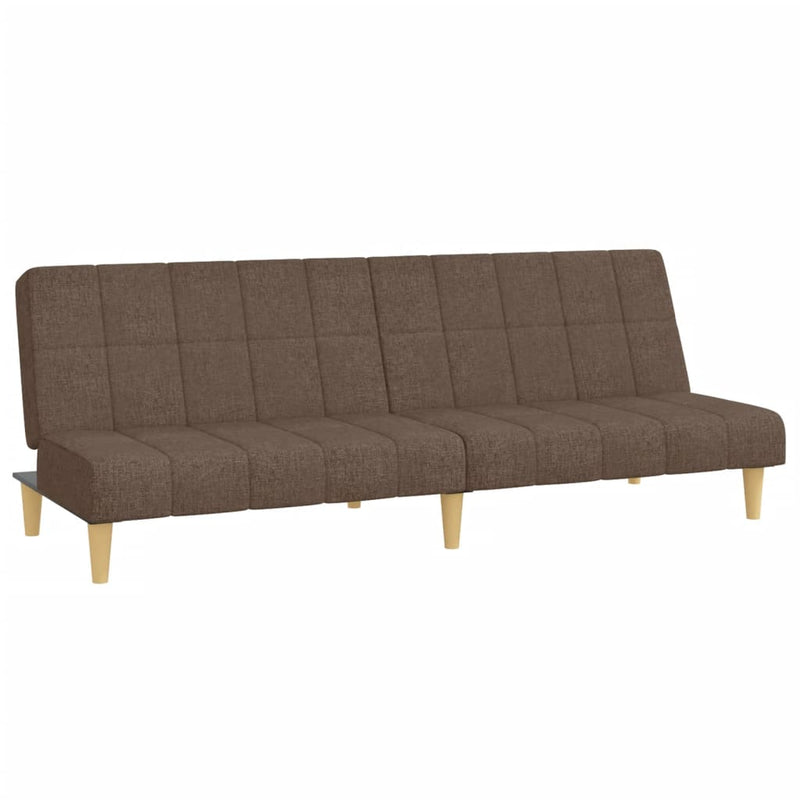 Slaapbank 2-zits stof taupe