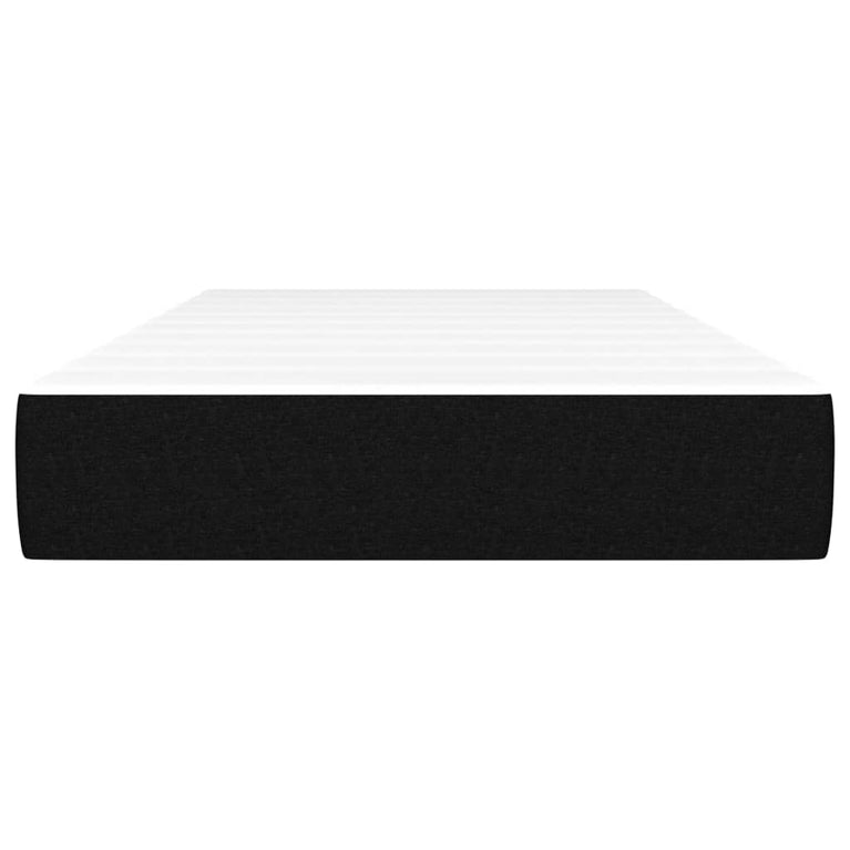 Pocketveringmatras 120x190x20 cm stof zwart
