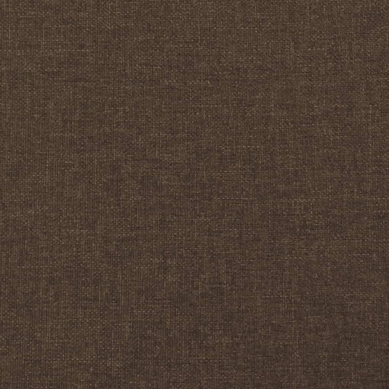 Pocketveringmatras 120x190x20 cm stof donkerbruin