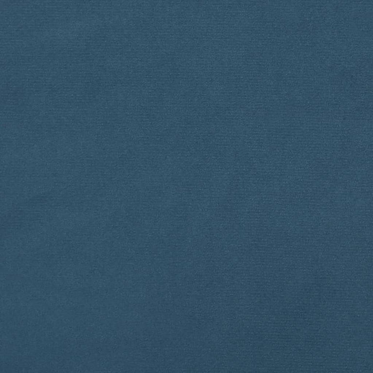 Pocketveringmatras 120x190x20 cm fluweel donkerblauw