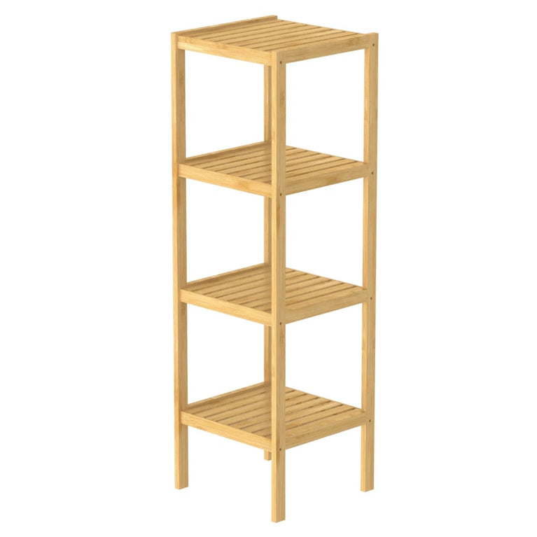 EISL Badkamerrek met 4 schappen 34x33x110 cm bamboe MeubelReus