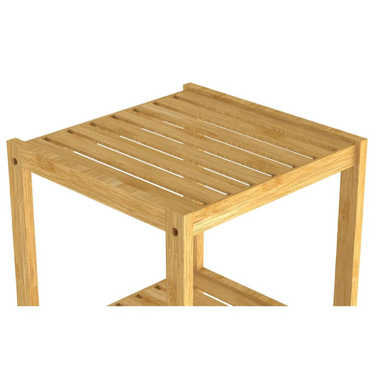 EISL Badkamerrek met 4 schappen 34x33x110 cm bamboe MeubelReus