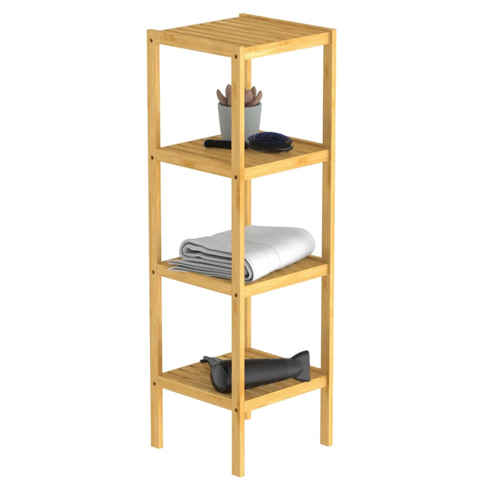 EISL Badkamerrek met 4 schappen 34x33x110 cm bamboe MeubelReus
