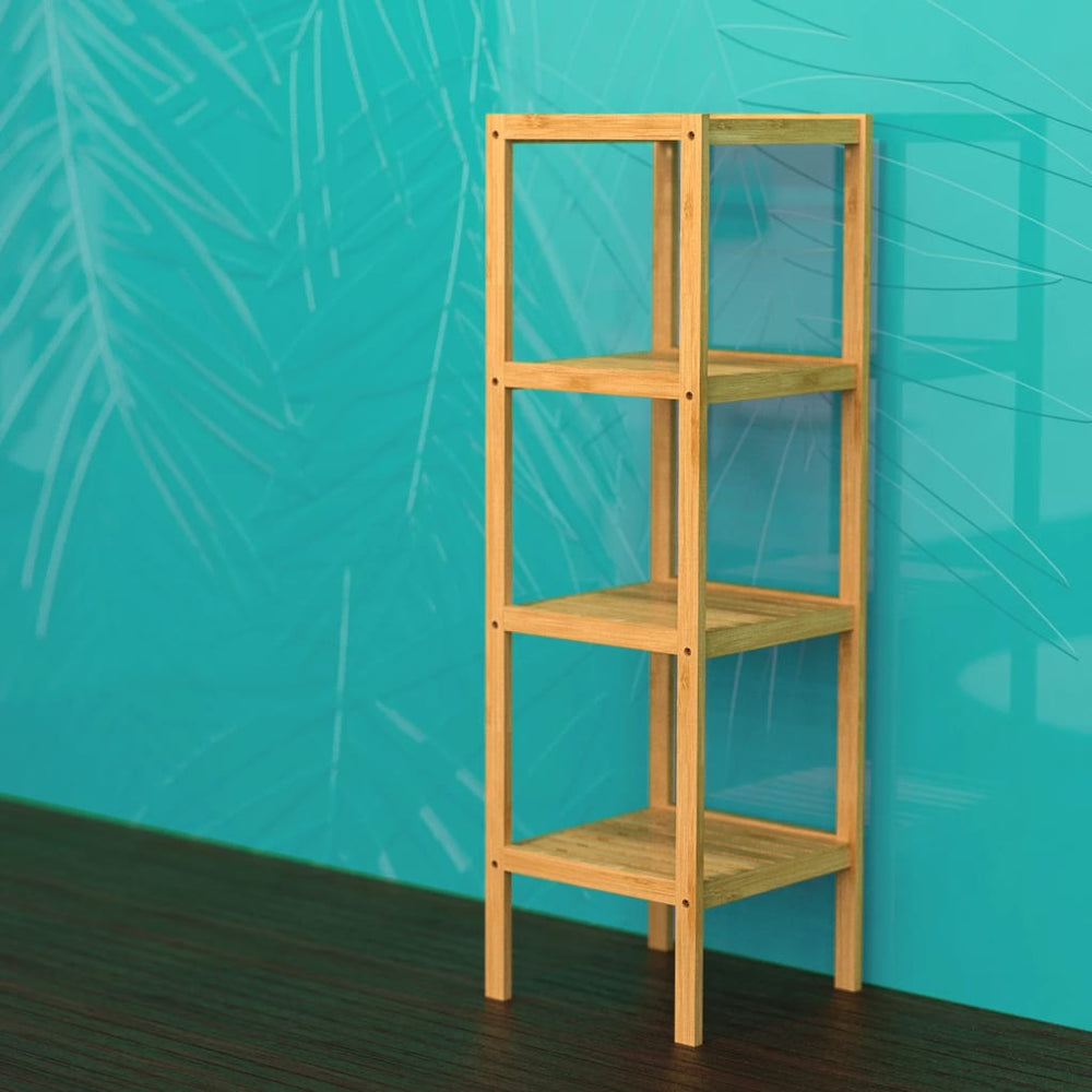 EISL Badkamerrek met 4 schappen 34x33x110 cm bamboe MeubelReus