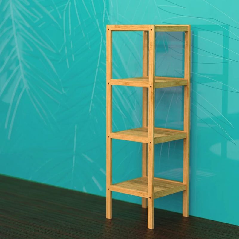 EISL Badkamerrek met 4 schappen 34x33x110 cm bamboe MeubelReus
