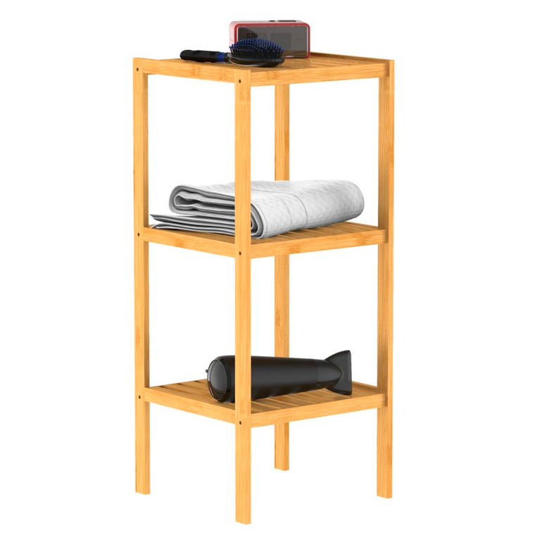 EISL Badkamerrek met 3 schappen 34x33x80 cm bamboe MeubelReus