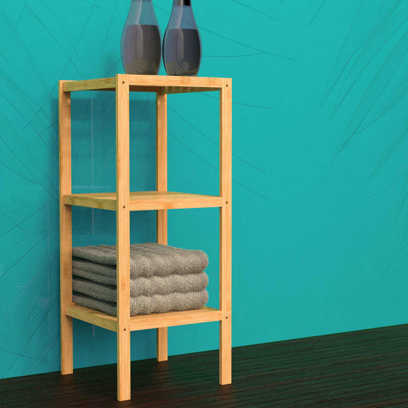 EISL Badkamerrek met 3 schappen 34x33x80 cm bamboe MeubelReus